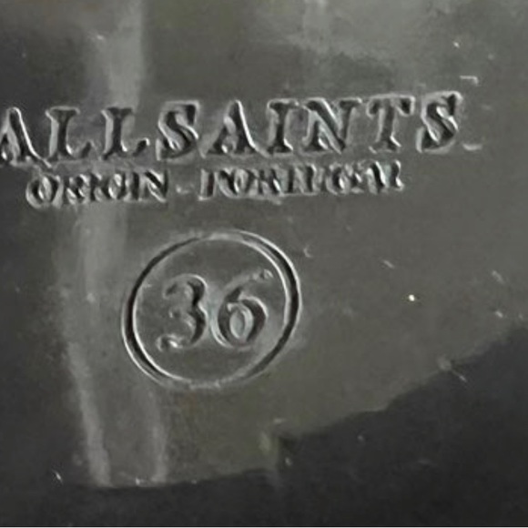 All Saints Ariel Combat Suede Boots Size EU 36 New - Picture 6 of 14